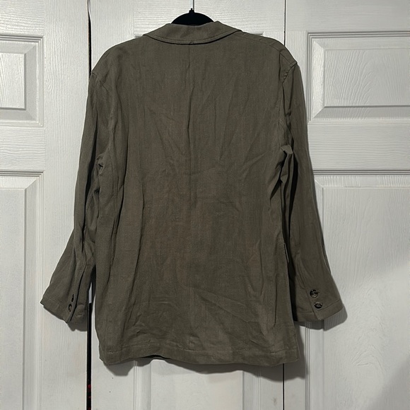 Zara Tan Blazer Jacket - Picture 5 of 9